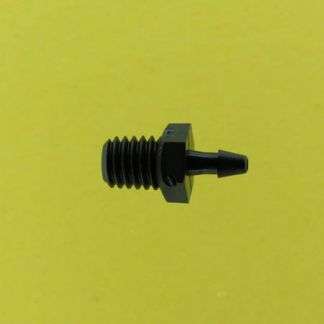 011102 (Adapters - Thread: 10-32 Taper  Barb: 1/16"  Material: Black Nylon)
