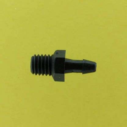 011202 (Adapters - Thread: 10-32 Taper  Barb: 3/32"  Material: Black Nylon)