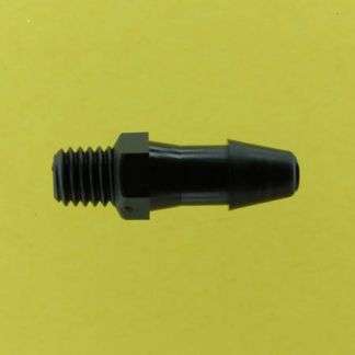 011402 (Adapters - Thread: 10-32 Taper  Barb: 5/32"  Material: Black Nylon)