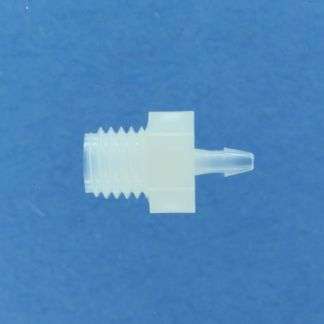012107 (Adapters - Thread: 1/4"-28 UNF  Barb: 1/16"  Material: Natural Nylon)