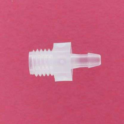 012205 (Adapters - Thread: 1/4"-28 UNF  Barb: 3/32"  Material: Polypropylene)