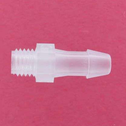 012505 (Adapters - Thread: 1/4"-28 UNF  Barb: 3/16"  Material: Polypropylene)