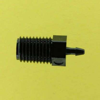013102 (Adapters - Thread: 1/16" NPT  Barb: 1/16"  Material: Black Nylon)